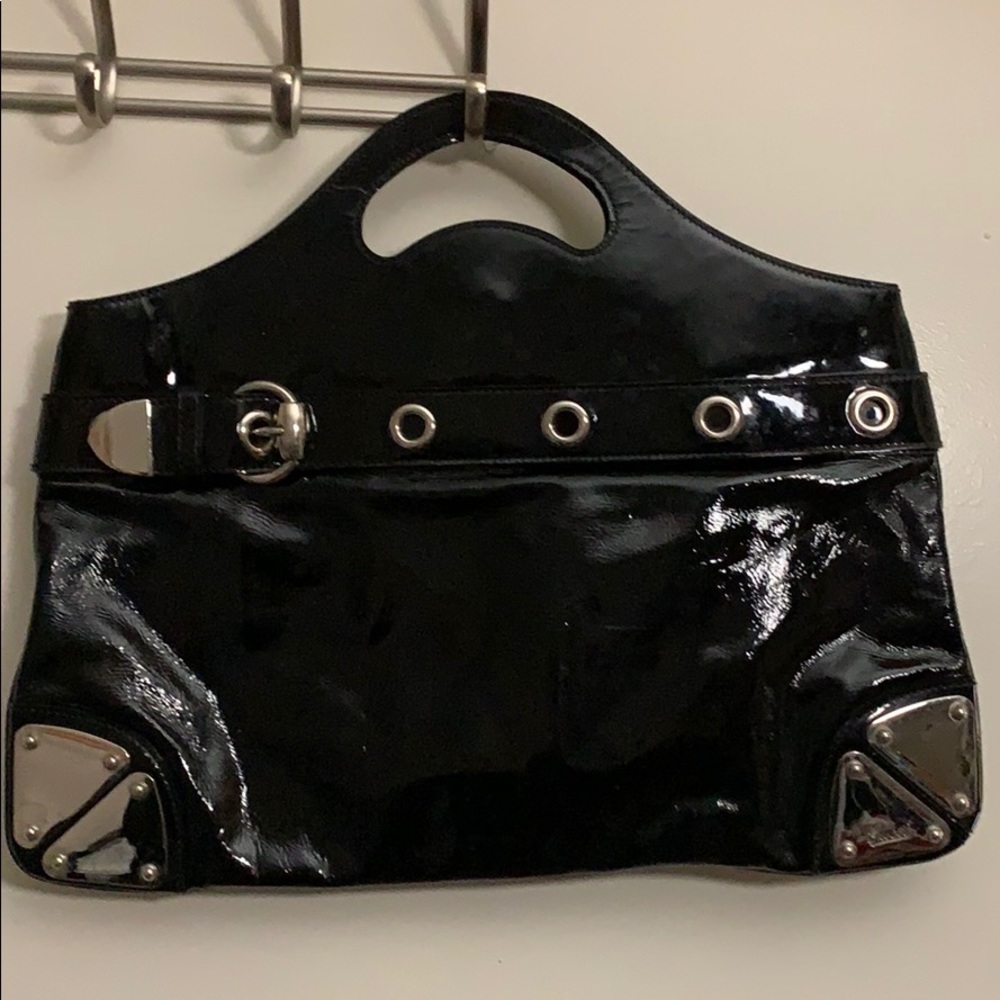 Gucci rare romy patent leather dress purse